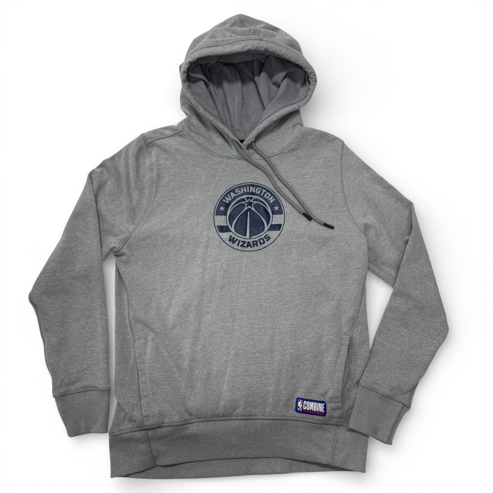 Under Armour Washington Wizards Hoodie Mens Large NBA Combine Gray Basketball